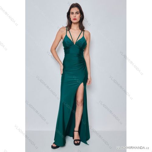 Women's Long Elegant Strapless Party Dress (SL) FRENCH FASHION FMPEL23DORIANE