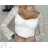 Women's Long Sleeve Crop Top (S/M ONE SIZE) ITALIAN FASHION IMPBB23B10882