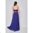 Women's Long Elegant Strapless Party Dress (SL) FRENCH FASHION FMPEL23DORIANE blue S