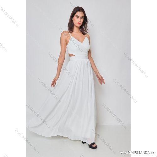 Women's Long Elegant Strapless Party Dress (SL) FRENCH FASHION FMPEL23DORIANE