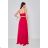 Women's Long Elegant Strapless Party Dress (SL) FRENCH FASHION FMPEL23DORIANE