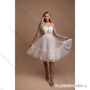 Women's Long Elegant Strapless Party Dress (SL) FRENCH FASHION FMPEL23DORIANE