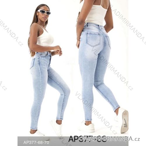 Jeans pants leatherette with zip (XXS-L) LAULIA JWA20108