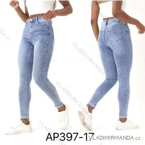 Jeans pants leatherette with zip (XXS-L) LAULIA JWA20108