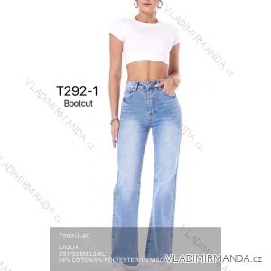 Jeans pants leatherette with zip (XXS-L) LAULIA JWA20108