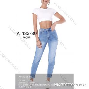 Jeans pants leatherette with zip (XXS-L) LAULIA JWA20108