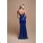 Women's Long Elegant Strapless Party Dress (SL) FRENCH FASHION FMPEL23DORIANE