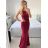 Women's Summer Elegant Sleeveless Long Dress (S/M ONE SIZE) ITALIAN FASHION IMPBB232L9618