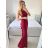 Women's Summer Elegant Sleeveless Long Dress (S/M ONE SIZE) ITALIAN FASHION IMPBB232L9618