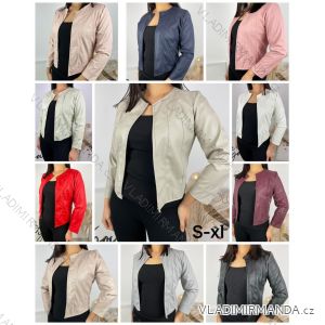 Women's leatherette jacket (S-XL) POLISH FASHION PMWH24019