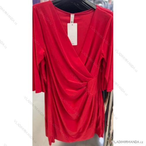 Dress with 3/4-sleeve ladies pocket (uni sl) ITALIAN Fashion IM3181746