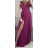 Women's Long Elegant Party Sleeveless Dress (S/M ONE SIZE) ITALIAN FASHION IMPBB2480872bl