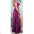 Women's Long Elegant Party Sleeveless Dress (S/M ONE SIZE) ITALIAN FASHION IMPBB2480872bl