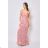 Women's Long Elegant Strapless Party Dress (SL) FRENCH FASHION FMPEL23DORIANE