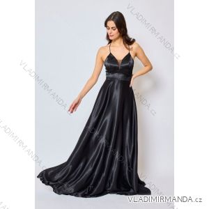 Women's Long Elegant Strapless Party Dress (SL) FRENCH FASHION FMPEL23DORIANE