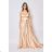 Women's Long Elegant Strapless Party Dress (SL) FRENCH FASHION FMPEL23DORIANE