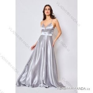 Women's Long Elegant Strapless Party Dress (SL) FRENCH FASHION FMPEL23DORIANE