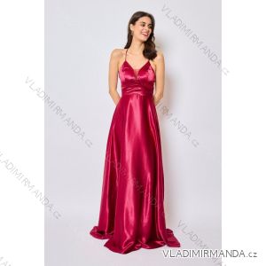 Women's Long Elegant Strapless Party Dress (SL) FRENCH FASHION FMPEL23DORIANE