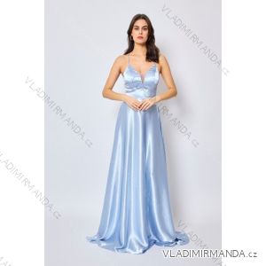 Women's Long Elegant Strapless Party Dress (SL) FRENCH FASHION FMPEL23DORIANE