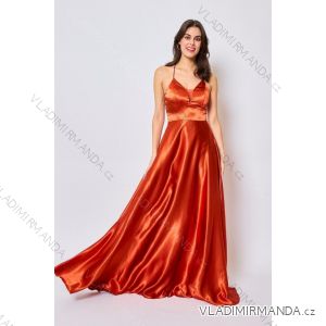 Women's Long Elegant Strapless Party Dress (SL) FRENCH FASHION FMPEL23DORIANE