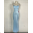 Women's Strapless Long Party Dress (S/M ONE SIZE) ITALIAN FASHION IMPBB23B22631