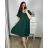 Women's Elegant Glitter Long Sleeve Dress (S/M/L/XL ONE SIZE) ITALIAN FASHION IMBM22010