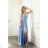 Women's Long Elegant Strapless Party Dress (SL) FRENCH FASHION FMPEL23DORIANE