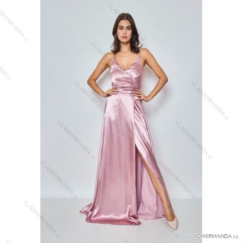 Women's Long Elegant Strapless Party Dress (SL) FRENCH FASHION FMPEL23DORIANE