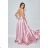 Women's Long Elegant Strapless Party Dress (SL) FRENCH FASHION FMPEL23DORIANE