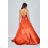 Women's Long Elegant Strapless Party Dress (SL) FRENCH FASHION FMPEL23DORIANE