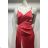 Women's Long Elegant Strapless Party Dress (SL) FRENCH FASHION FMPEL23DORIANE