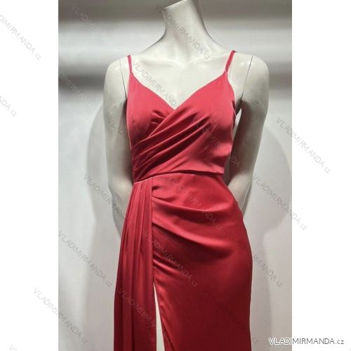 Women's Long Elegant Strapless Party Dress (SL) FRENCH FASHION FMPEL23DORIANE