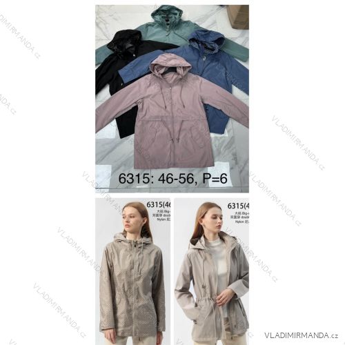 Zip Hooded Jacket Long Sleeve Women's Plus Size (3XL-8XL) POLISH FASHION PMWT21T21-69