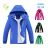 Light jacket with hood for children, girls and boys (98-128) KUGO B2848