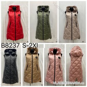 Vest with hood for women (S-2XL) POLISH FASHION PMWT24B8237