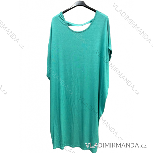 Women's Oversize Short Sleeve Summer Dress (4XL/5XL ONE SIZE) ITALIAN FASHION IMD22420/DR