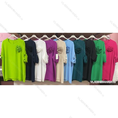 Tunic / blouse long sleeve women's oversized (3XL / 4XL ONE SIZE) ITALIAN FASHION IMWQ2191650