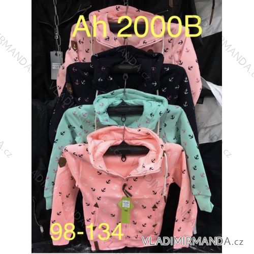 Girls' Warm Baby Sweatshirt (98-134) VINTE VIN220587