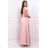 Women's Plus Size (42-46) Long Elegant Party Sleeveless Dress POLISH FASHION PMLBC23265-10 46 dark pink