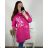 Sukně dlouhá dámská (S/M ONE SIZE) ITALSKÁ MÓDA IMPDY22ZZ2836 XL/2XL dark pink