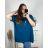 Women's Plus Size Oversize Short Sleeve Tunic (XL/2XL/3XL/4XL/5XL ONE SIZE) ITALIAN FASHION IMBM23SEE