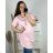 Tunic with pendant short sleeve women's plus size (3XL/4XL ONE SIZE) ITALIAN FASHION IMC23020