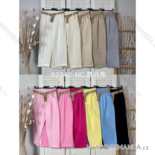 Women's stretch trousers long (S / M ONE SIZE) ITALIAN FASHION IMWB221597