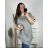 Tunika krátký rukáv dámská nadrozměr (4XL/5XL ONE SIZE) ITALSKá MóDA IM423102 3xl / 4xl dark pink