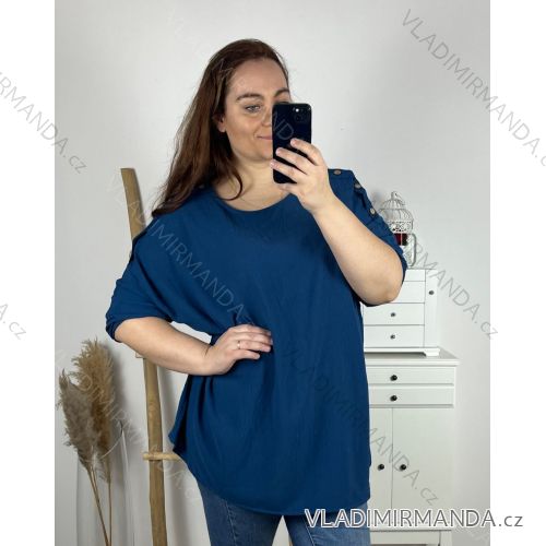 Tunic / blouse long sleeve women's oversized (3XL / 4XL ONE SIZE) ITALIAN FASHION IMWQ2191650