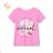 T-shirt short sleeve children's youth girls (116-146) KUGO WT0890