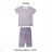 Women's short short sleeve pajamas (S-2XL) WOLF D2434