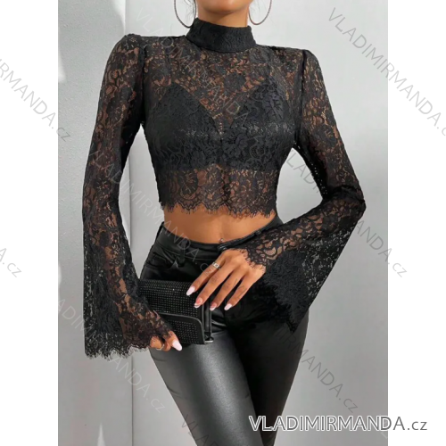 Women's Long Sleeve Croptop (S/M ONE SIZE) ITALIAN FASHION IMPLS2420804