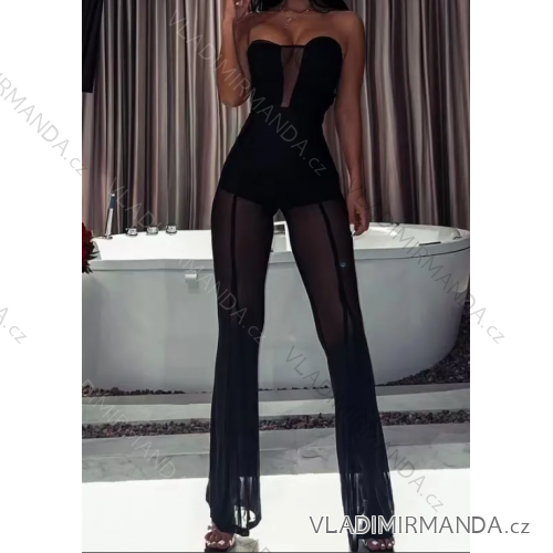 Women's Long Elegant Long Sleeve Jumpsuit (S/M ONE SIZE) ITALIAN FASHION IMPLS2326973