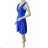 Elegant formal dress with straps for women (S / M ONE SIZE) ITALIAN FASHION IM323BELLA -   wine -   S / M